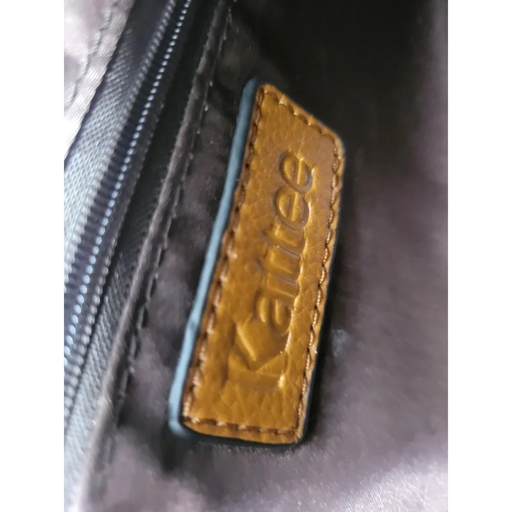 Kattee Genuine Leather Tote Bag Satchel Purse Brown Shoulder Handbag‎